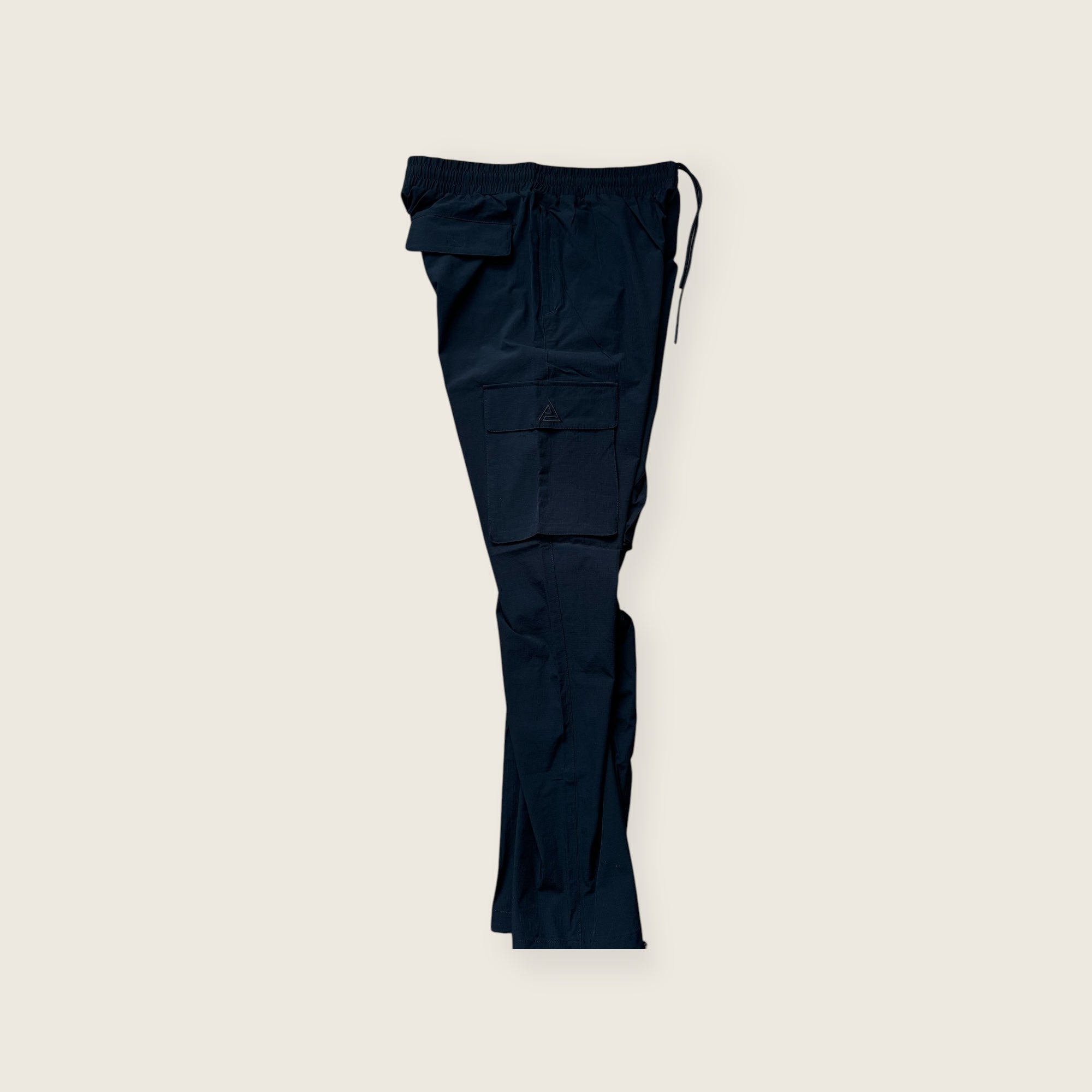Playing Direct Premium Elite Black Cargo Pant - Featuring Subtle Black Embroidered Emblem
