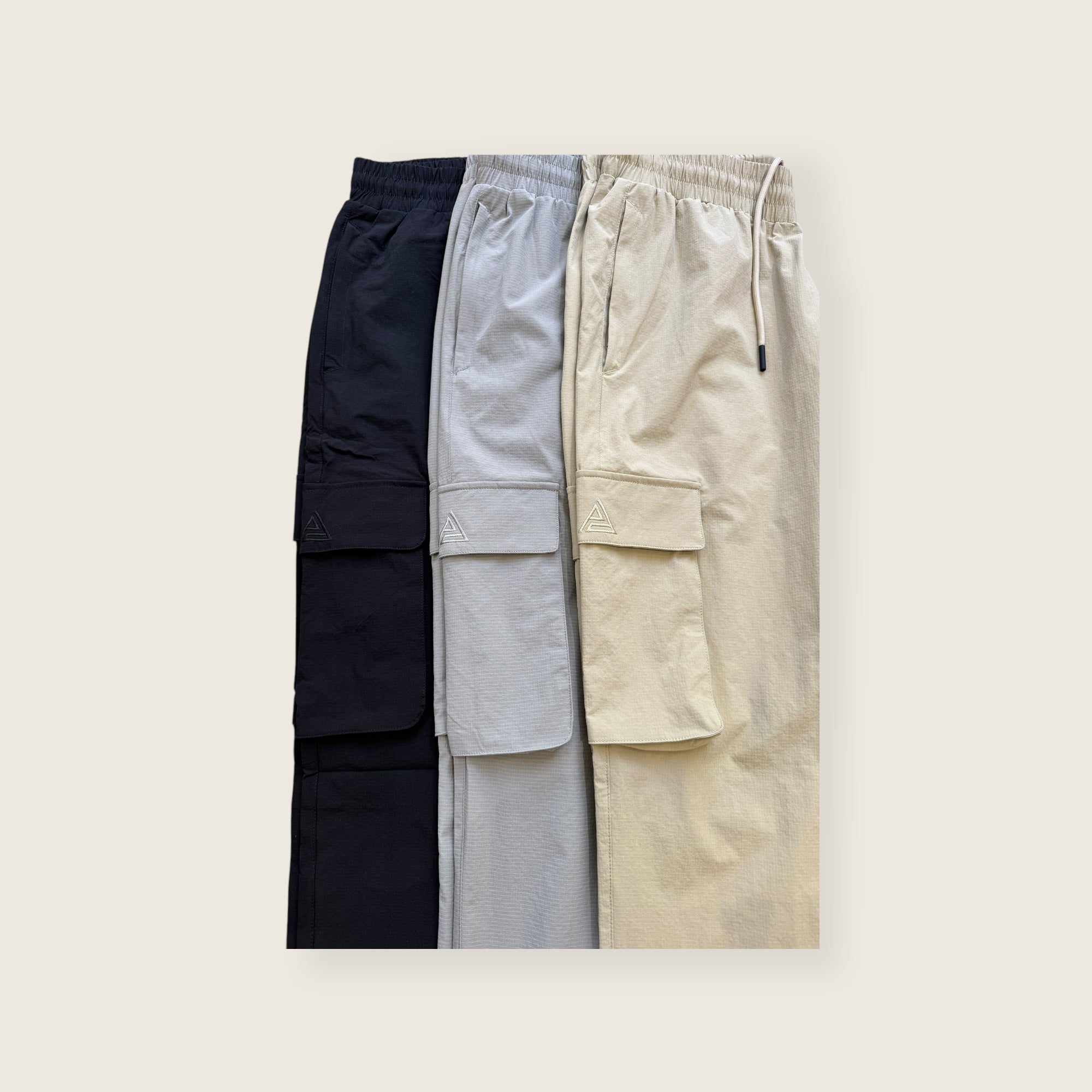 Playing Direct Premium Elite Black Cargo Pant - Featuring Subtle Black Embroidered Emblem