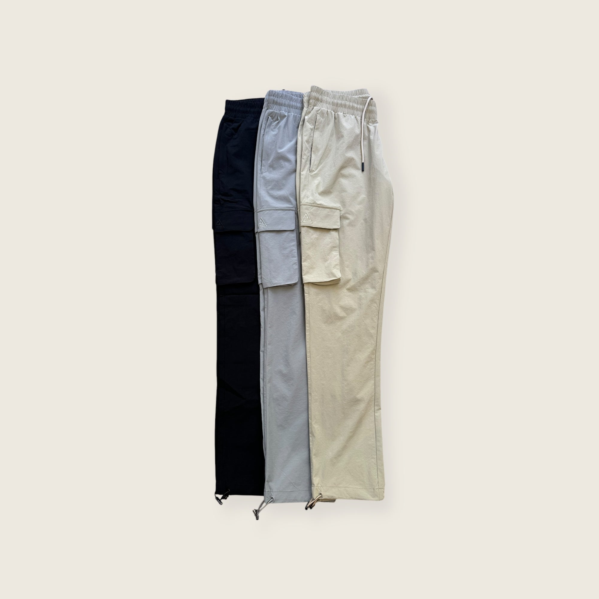Playing Direct Premium Elite Black Cargo Pant - Featuring Subtle Black Embroidered Emblem