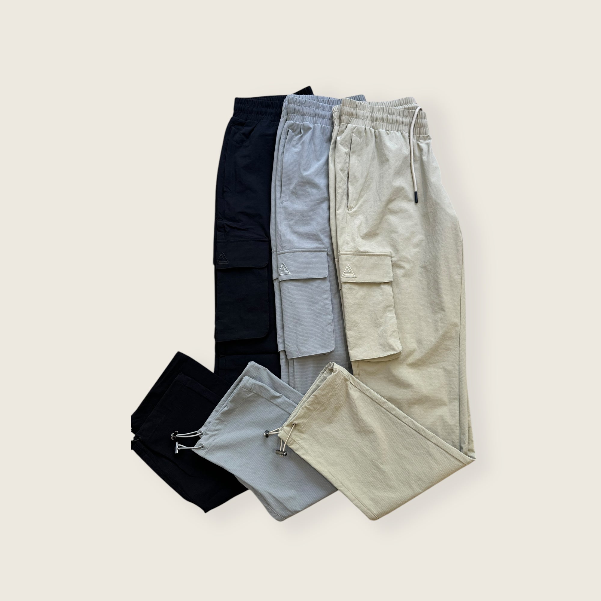 Playing Direct Premium Elite Black Cargo Pant - Featuring Subtle Black Embroidered Emblem