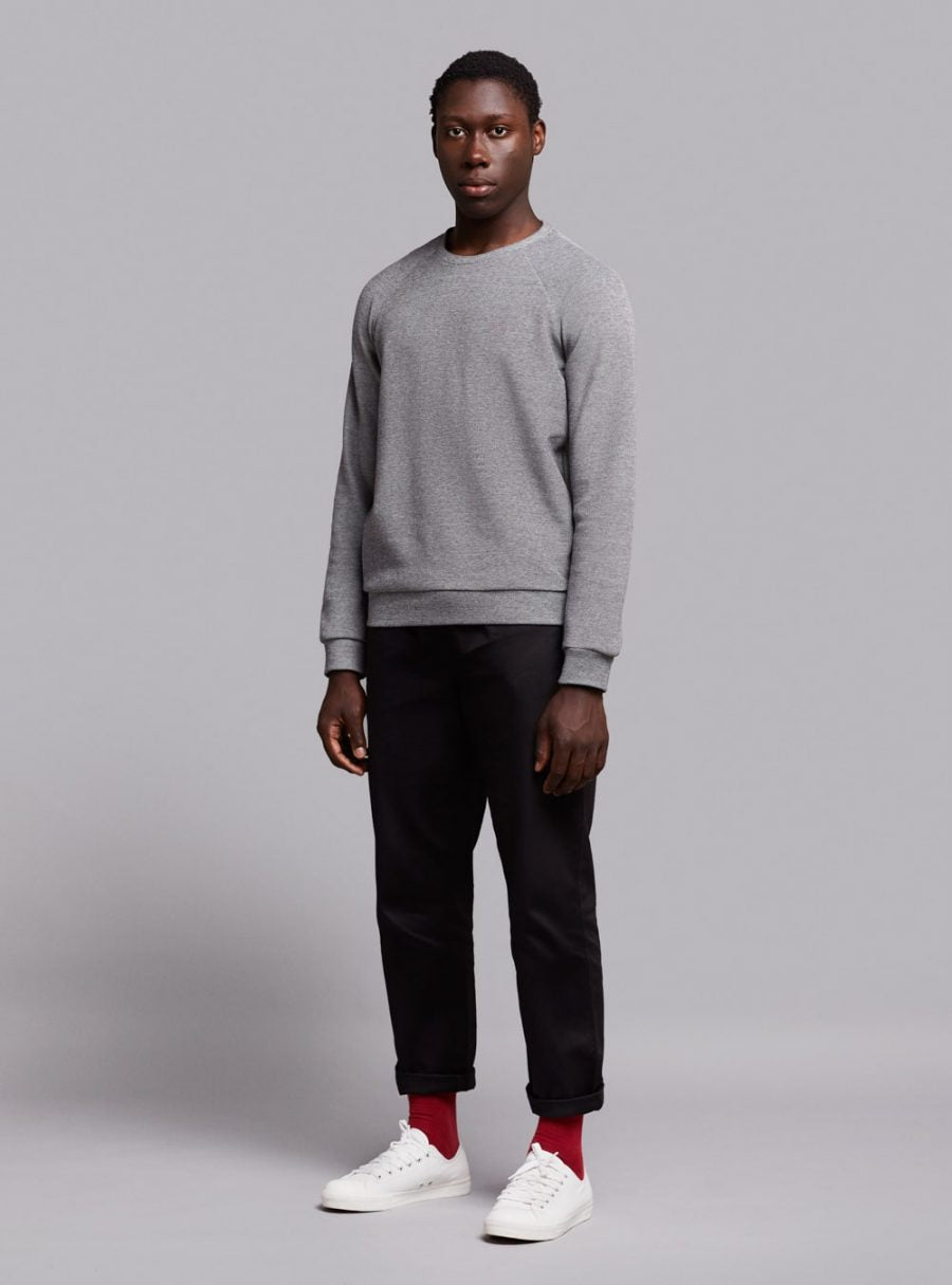 Piqué sweatshirt