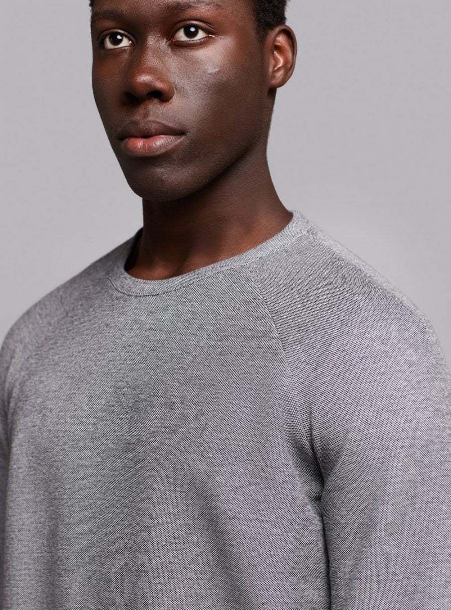 Piqué sweatshirt